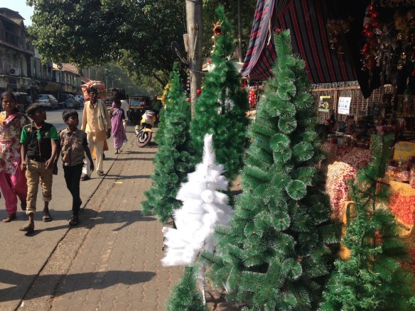 Juletresalg på gata